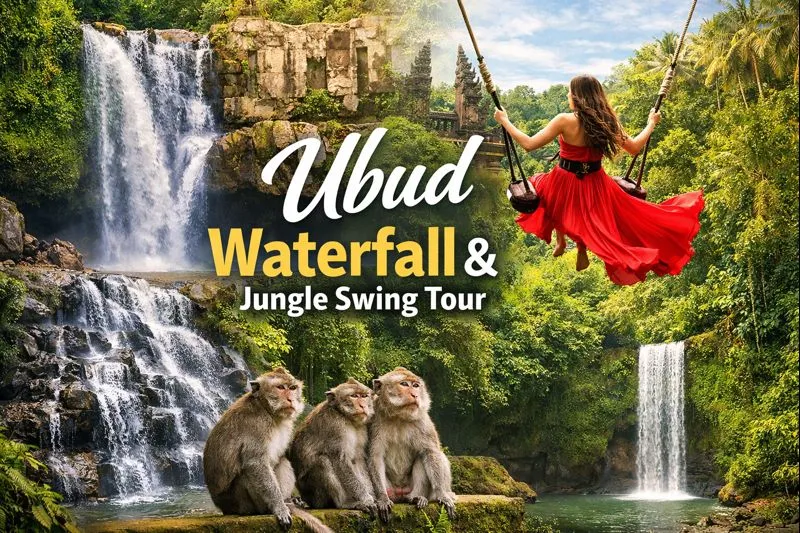 Ubud Waterfall & Jungle Swing Experience